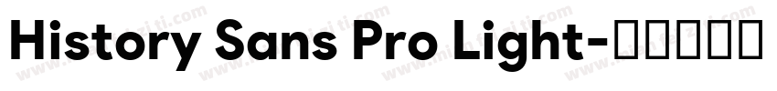 History Sans Pro Light字体转换
